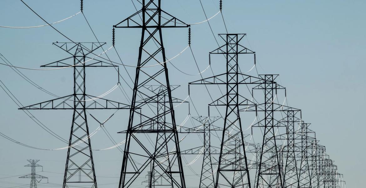 Power lines criss-cross the landscape of the Permian Basin south of Gardendale on Sept. 12, 2018.