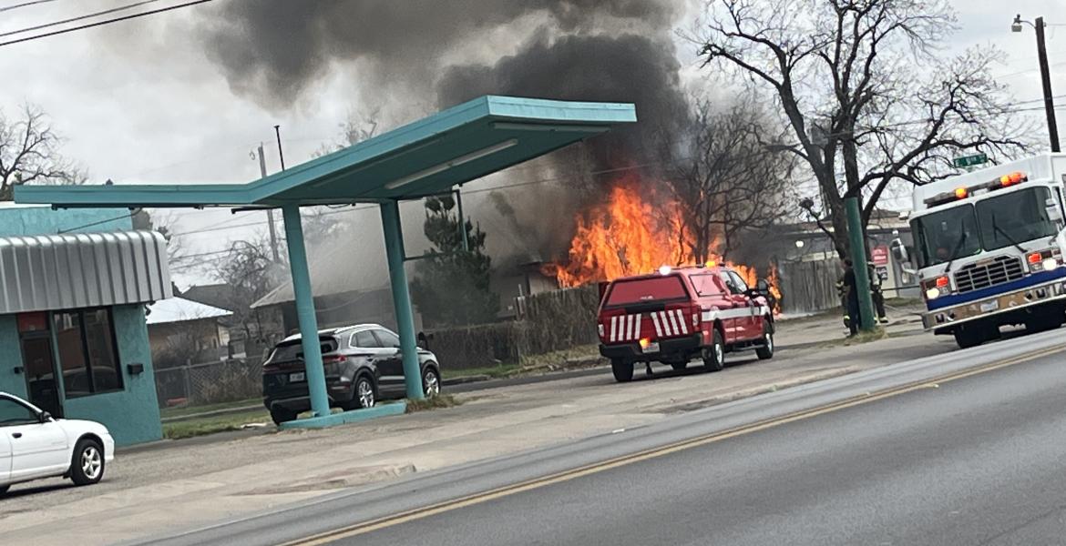 Fire on Chadbourne Street on March 5, 2026.
