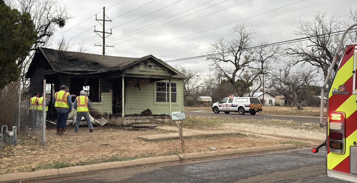 A house on East 17th Street was fully engulfed March 6, 2026.