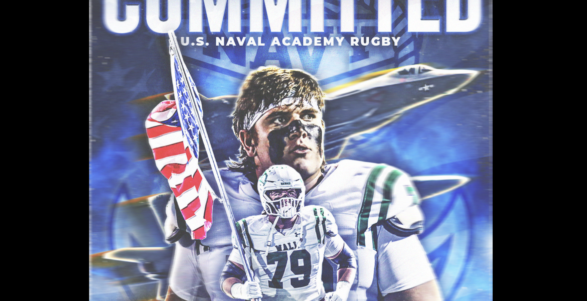 Wall's Baine Jenschke announced his commitment Sunday, March 8, to play rugby for the U.S. Naval Academy.