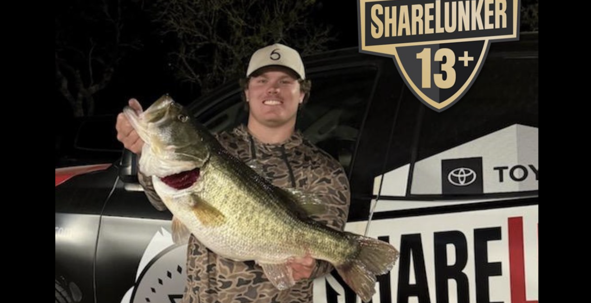 Midland angler Tristan Marsh caught a 13.65-pound fish at Ivie on Sunday, March 8.