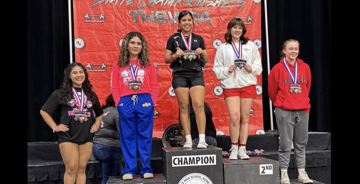 TLCA San Angelo’s Samantha Trevino took first place Thursday at the 3A Division I state powerlifting meet to bring home her school first-ever state title in athletics.