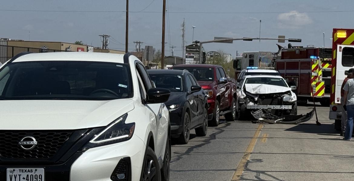 Crash at Sherwood Way and Guthrie Street 3-31-26