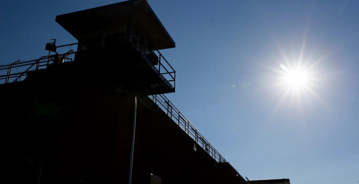The exterior of the Texas State Penitentiary's Walls Unit, which houses the state's primary execution chamber, is seen on Aug. 20, 2020, in Huntsville.