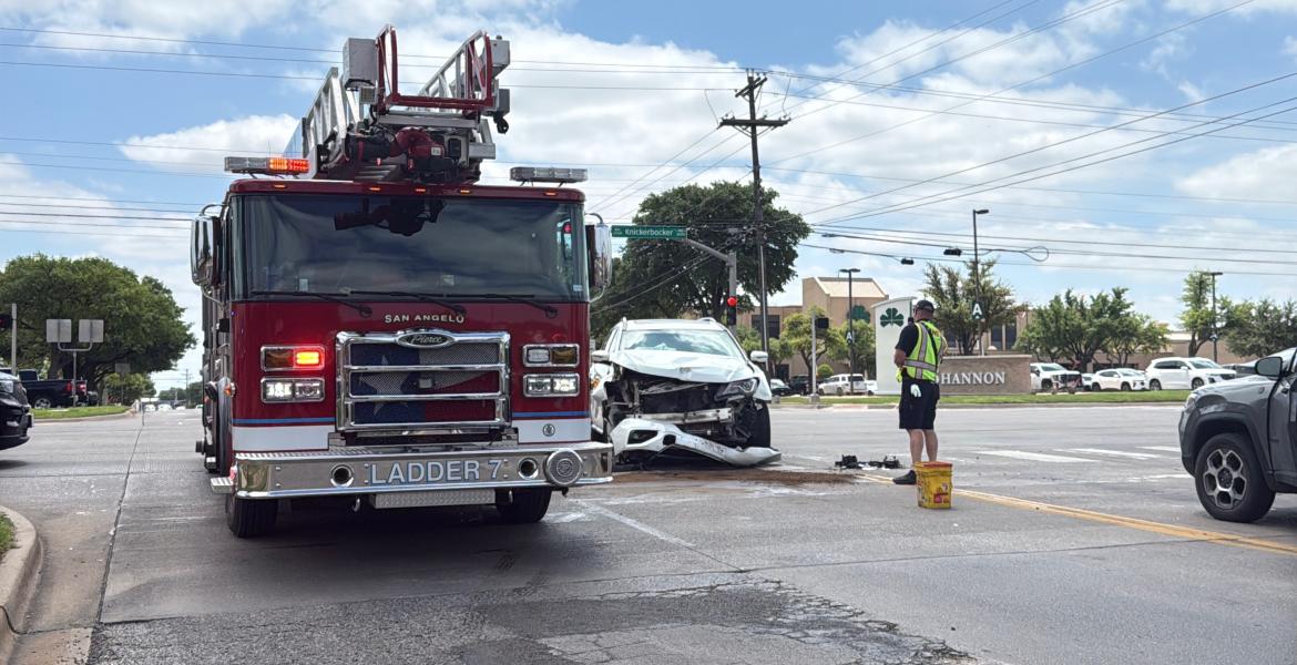 Traffic was significantly affected Wednesday after a six-vehicle crash on Knickerbocker Road.