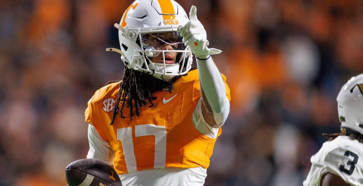 Chris Brazzell II had 62 catches for 1,017 yards and nine TDs last fall with Tennessee.