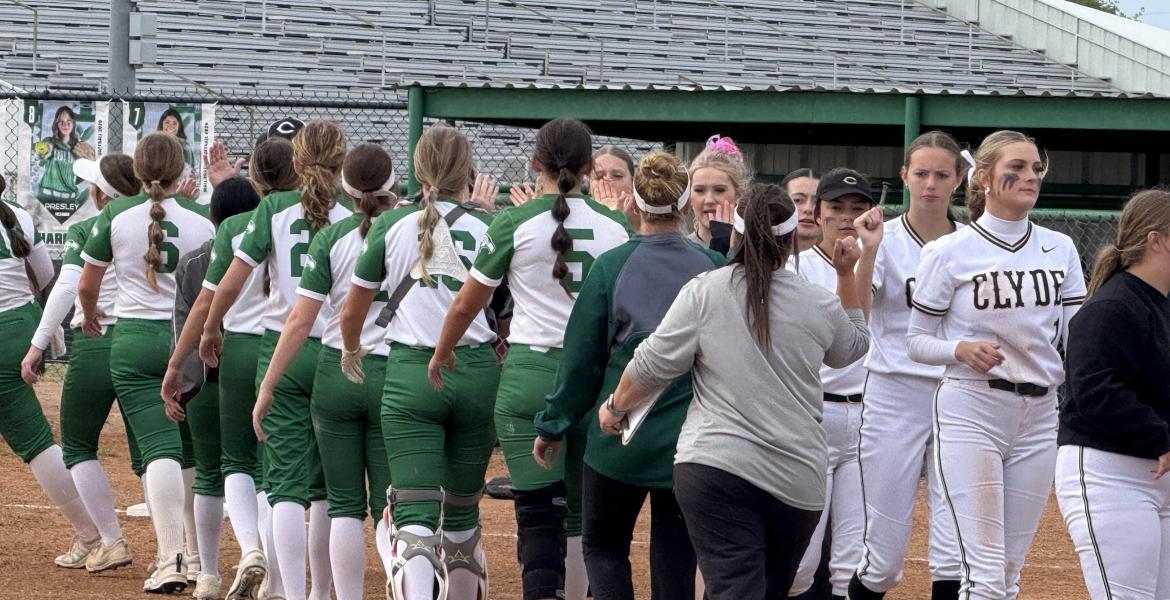 Wall Lady Hawks after the sweep over Clyde 2026