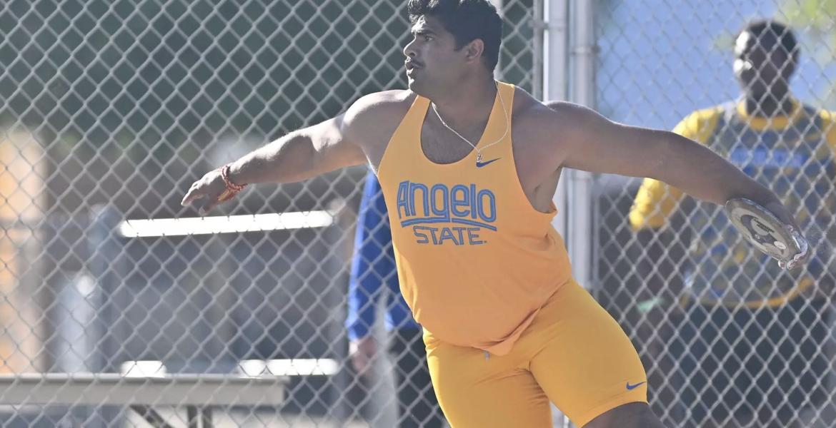 Angelo State's Vanam Sharma