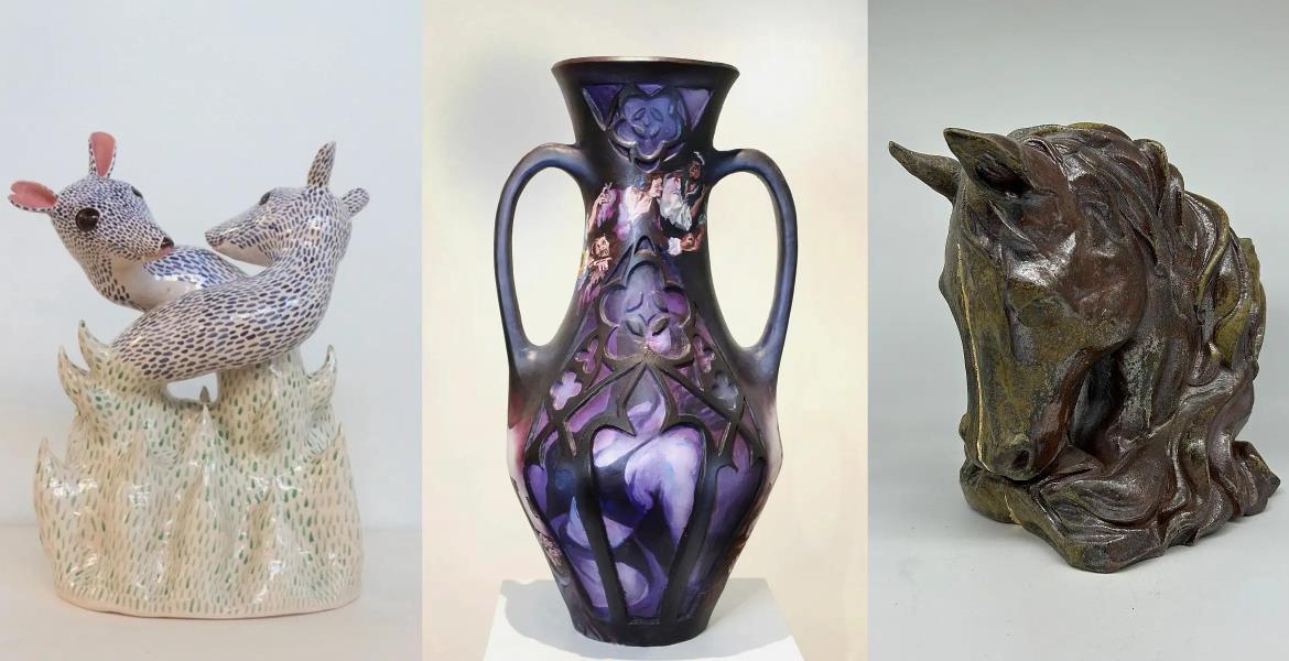 Mayer National Student Ceramic Competition entries