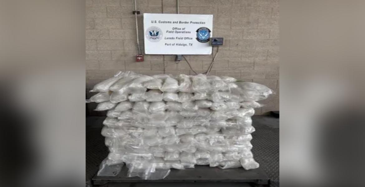 CBP officers seize more than $8.1 million in methamphetamine at Pharr International Bridge