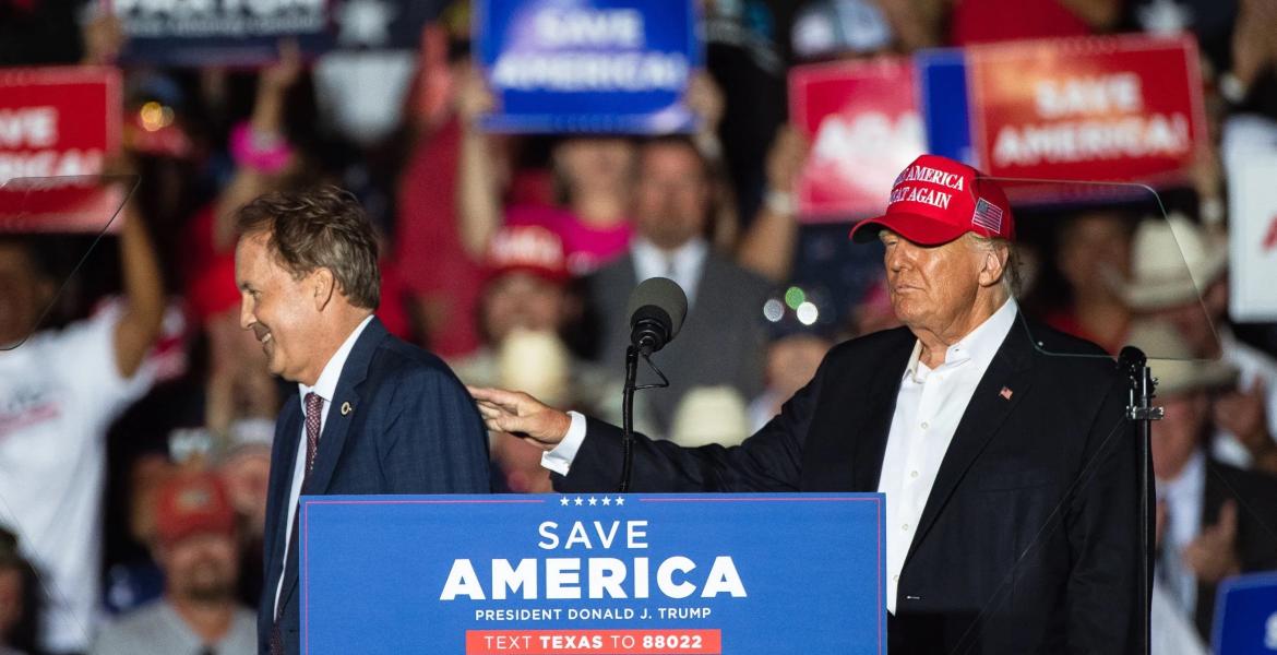 President Donald Trump on Tuesday endorsed Ken Paxton in the Republican runoff for U.S. Senate in Texas, ending over a year of furious lobbying and giving the attorney general a significant boost in his campaign against Sen. John Cornyn.