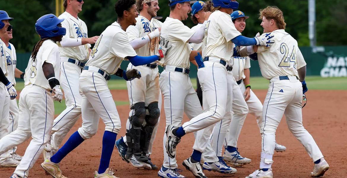 The Angelo State baseball team was no-hit but still found a way to win Thursday in the quarterfinal round of the Lone Star Conference Championships.