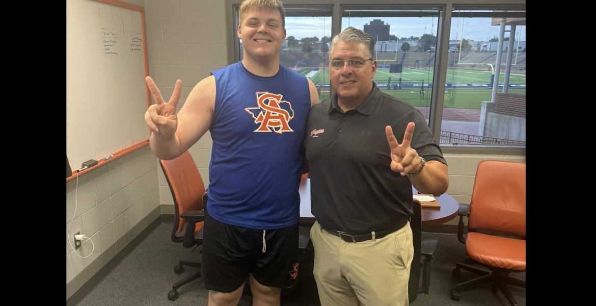 San Angelo Central offensive lineman Ethan Boyd announced his eighth NCAA Division I college offer Wednesday, this one from the University of Texas Rio Grande Valley.