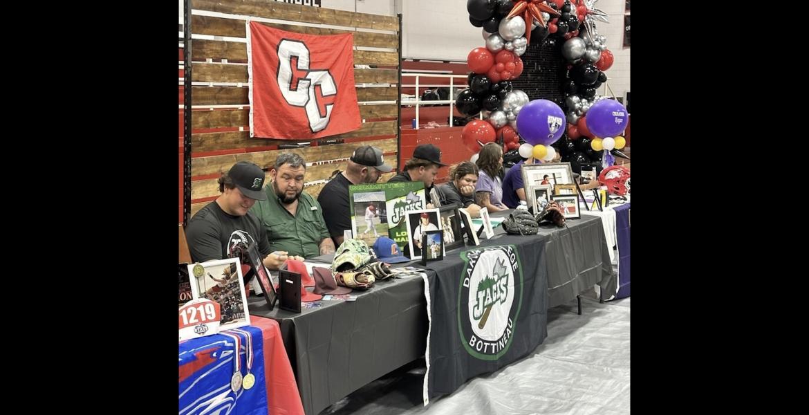 Christoval High School capped a strong athletic year Monday with a ceremony featuring four students — Khloe Bolander, Logan Malley, Ryler Hunt and Keegan Dean — signing to continue their careers in college.