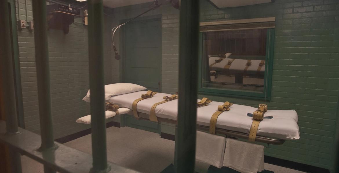 The Texas execution chamber in Huntsville.