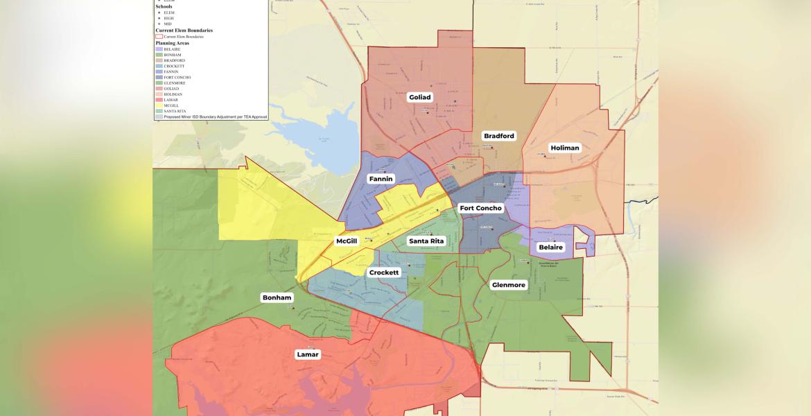San Angelo ISD Proposed Elementary Attendance Boundaries