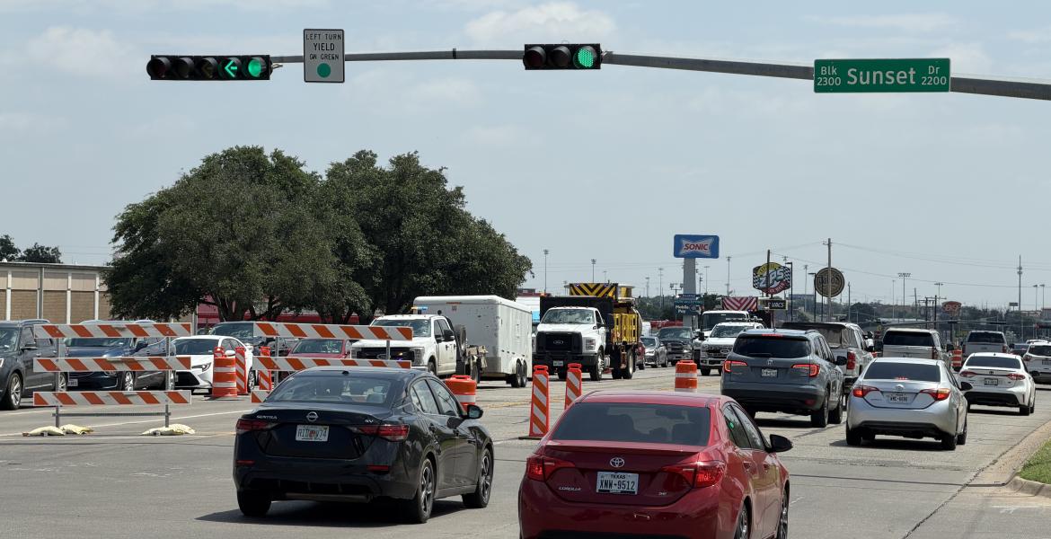 Knickerbocker Traffic Construction June 22, 2026.
