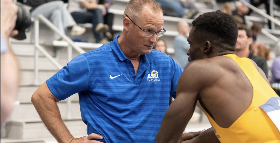 Angelo State Men's Track and Field Coach Tom Dibbern