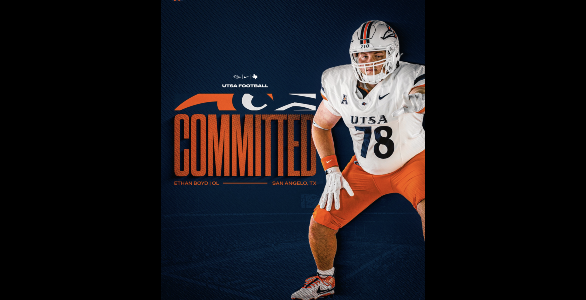 San Angelo Central Bobcat Offensive Lineman Ethan Boyd