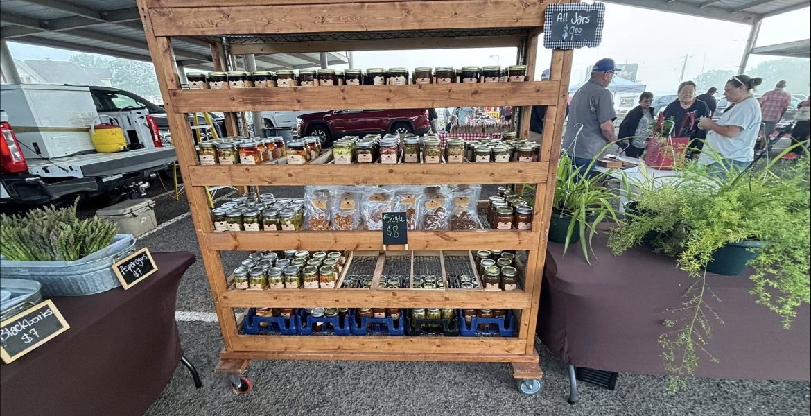 A variety of items are on display at the Concho Valley Farmer's Market during the 2026 season.