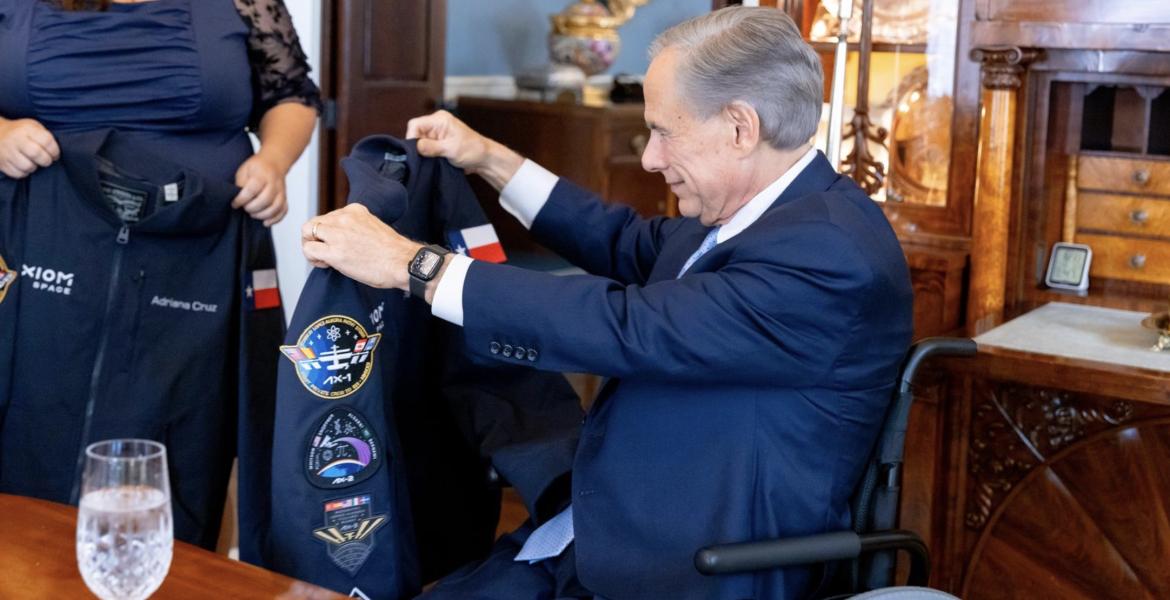 Gov. Greg Abbott Announces Axiom Space Redomiciles In Texas