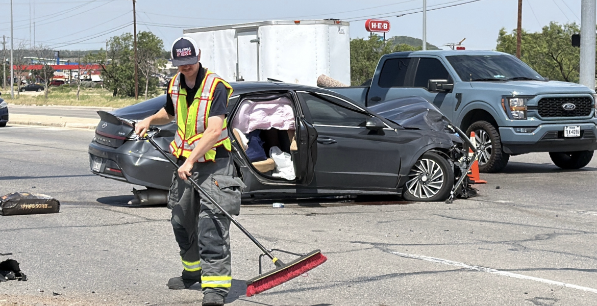 Crash at Dairy Queen on Sherwood Way