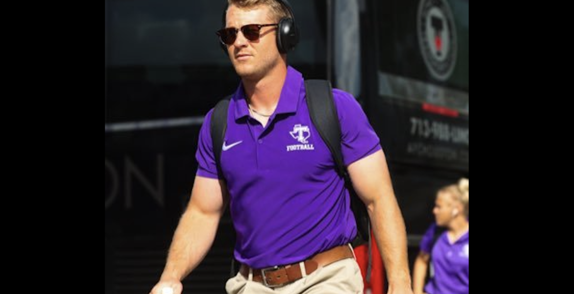 Former San Angelo Central quarterback Braden Hucks is now an assistant coach at Tarleton State.