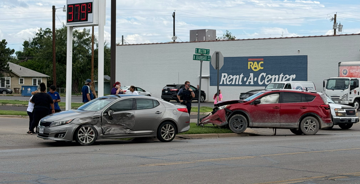 A crash at the intersection of Beauregard Avenue and Milton Street on Monday afternoon sent one person to the hospital.