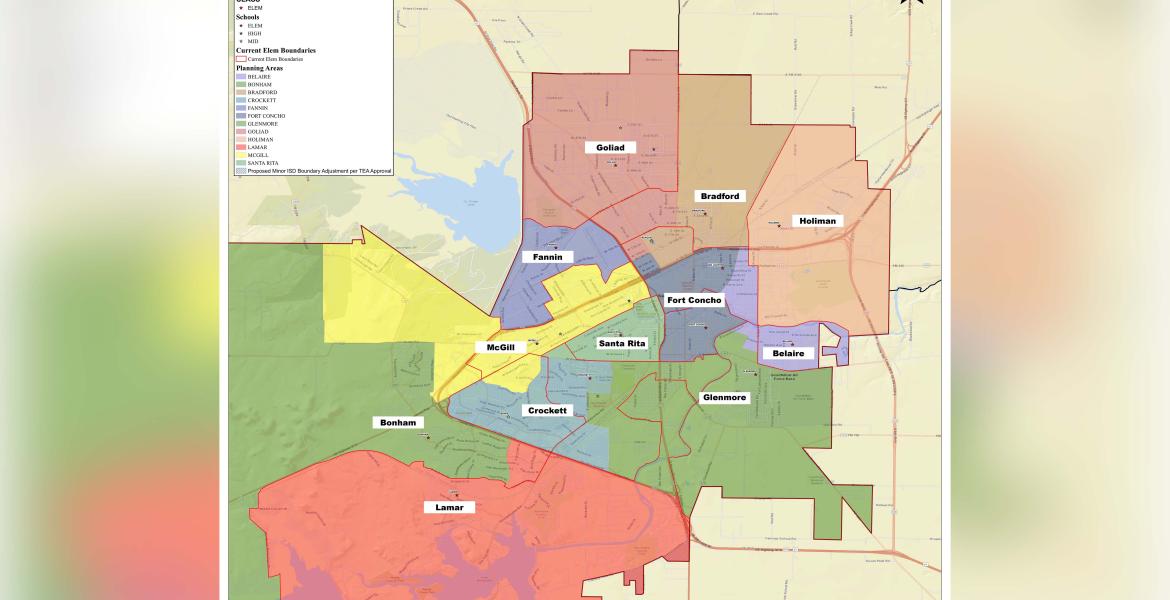 San Angelo ISD Elementary Attendance Boundary Adjustments