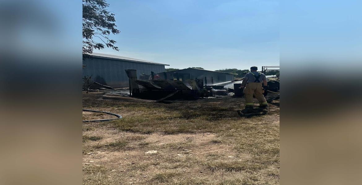 Wall structure fire