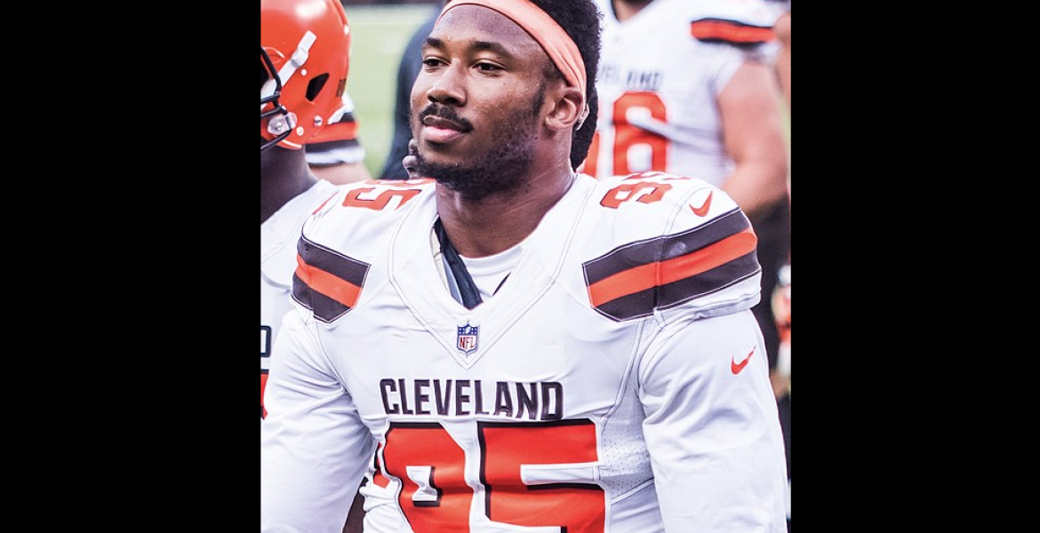 Former Cleveland Browns defensive lineman Myles Garrett