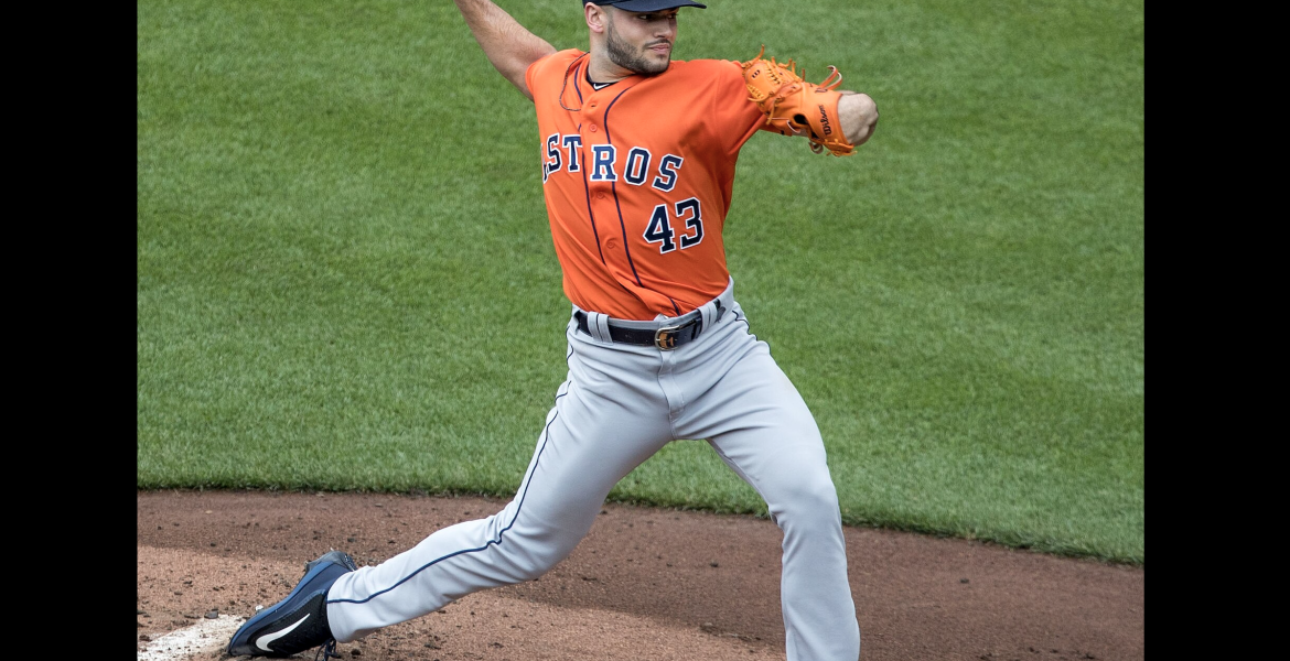 Lance McCullers fires a pitch for the Houston Astros during the 2017 season.