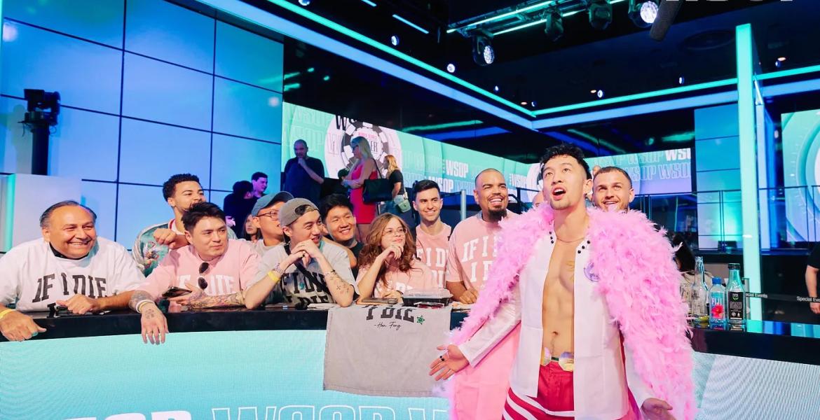 Houston’s Han Feng was knocked out of the World Series of Poker Main Event Final Table on Tuesday night in fifth place.