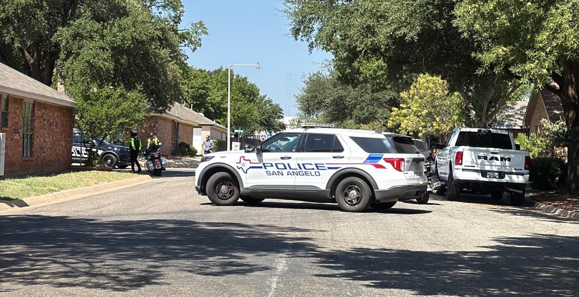 A man lost control of his motorcycle Thursday morning and crashed into a house in San Angelo.