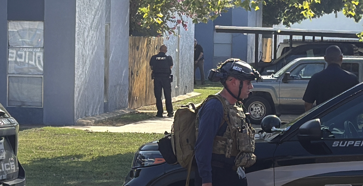 San Angelo Police at the Rock Brook Apartments