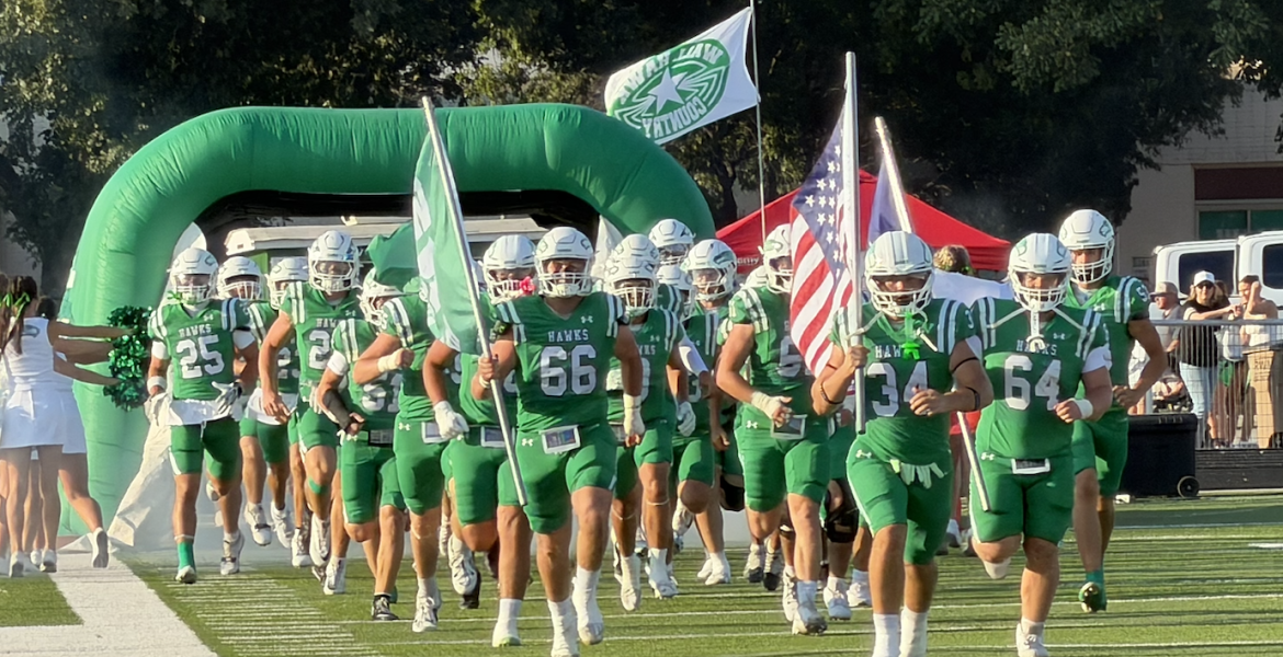 The Wall Hawks take the field against the Canyon West Plains Wolves.