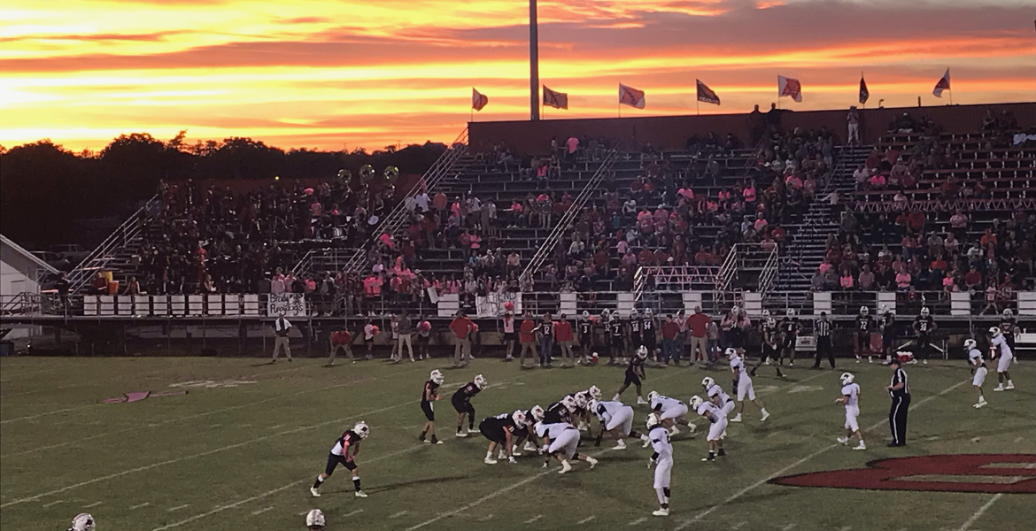 The Ballinger Bearcats take on the Brady Bulldogs at Bearcat Stadium on Oct. 8, 2021.