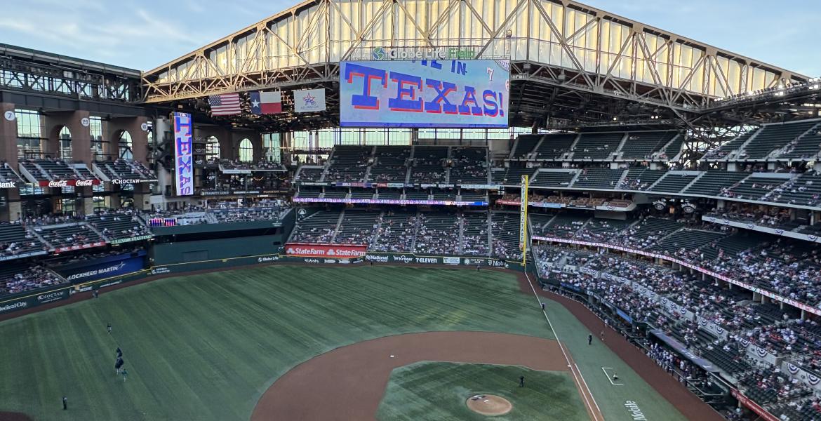 Globe Life Field is the home of the Texas Rangers.