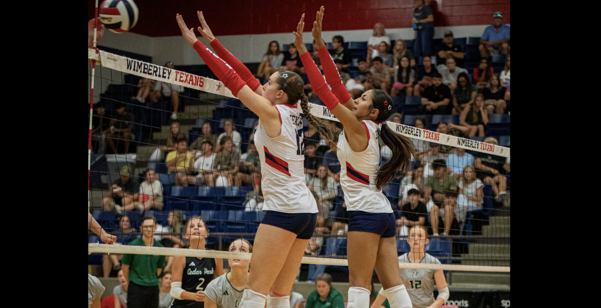The Wimberley volleyball team is ranked No. 1 in Class 4A for the week of Sept. 28, 2026.