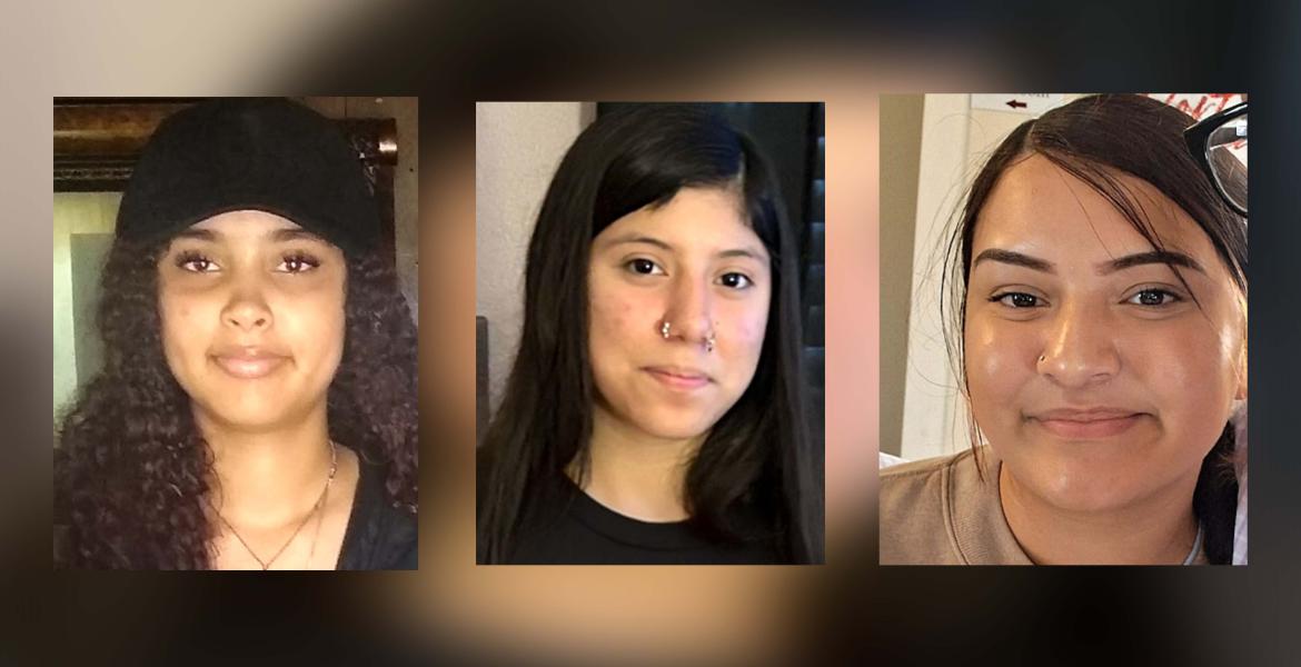 From left: Amilleana Kendricks, 16, missing from San Angelo since May 14; Analeah Ruiz, 15, missing from San Angelo since Sept. 2; and Analicia Ramon, 16, missing from Miles since April 21. Photos courtesy of the National Center for Missing &amp; Exploited Children.