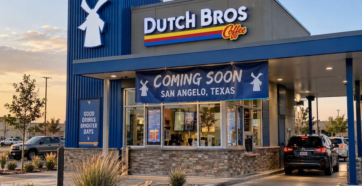 Dutch Bros Coffee is planning a location in San Angelo.