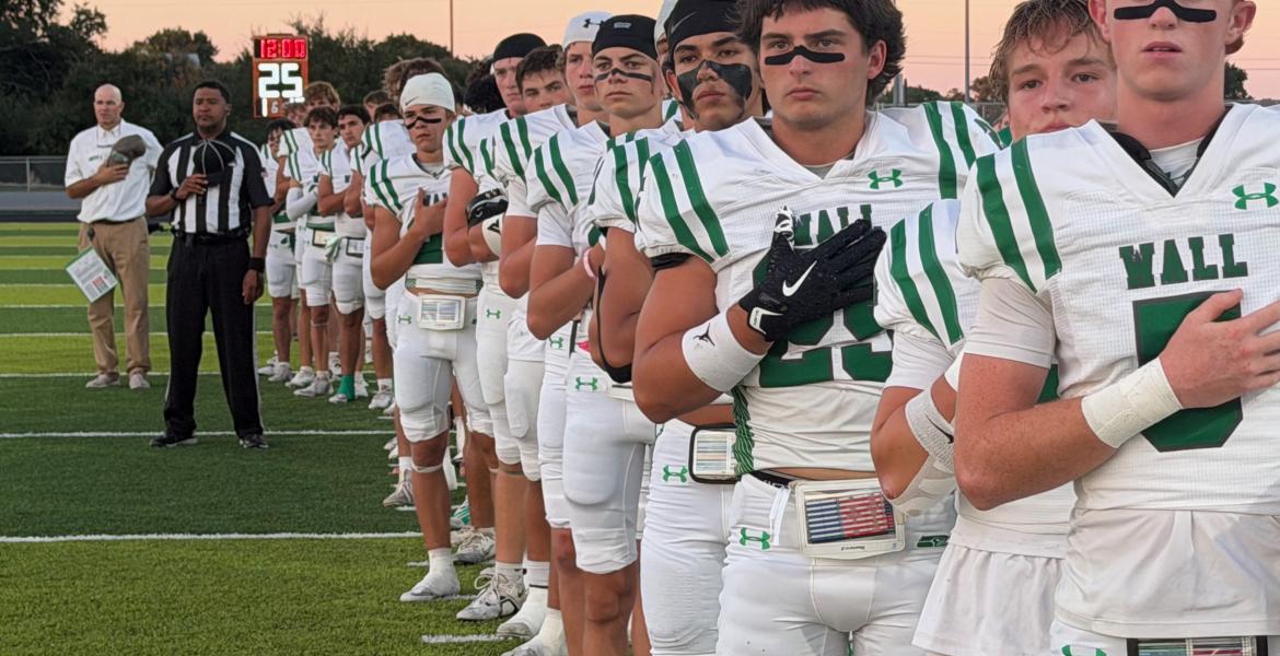 The Wall Hawks vs Llano for the first district game of 2026 on Oct. 9.