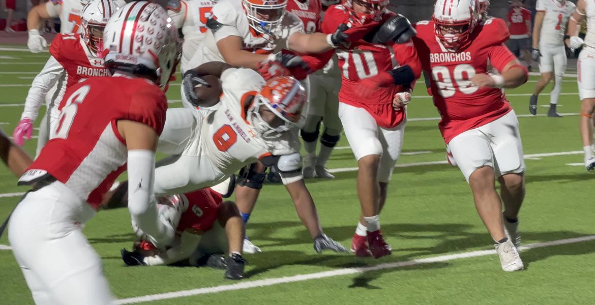Central Bobcats' Zey Johnson scores against Odessa High 2026