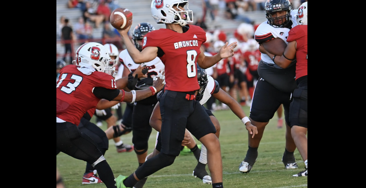 Sonora High School quarterback Aaron Segura has earned two statewide awards after his 634-yard passing performance last week.