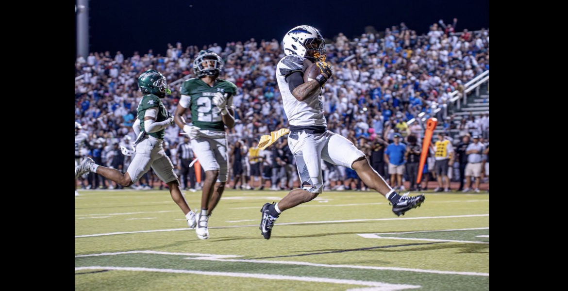 North Crowley runs for a touchdown against Waxahachie during the 2026 football season.