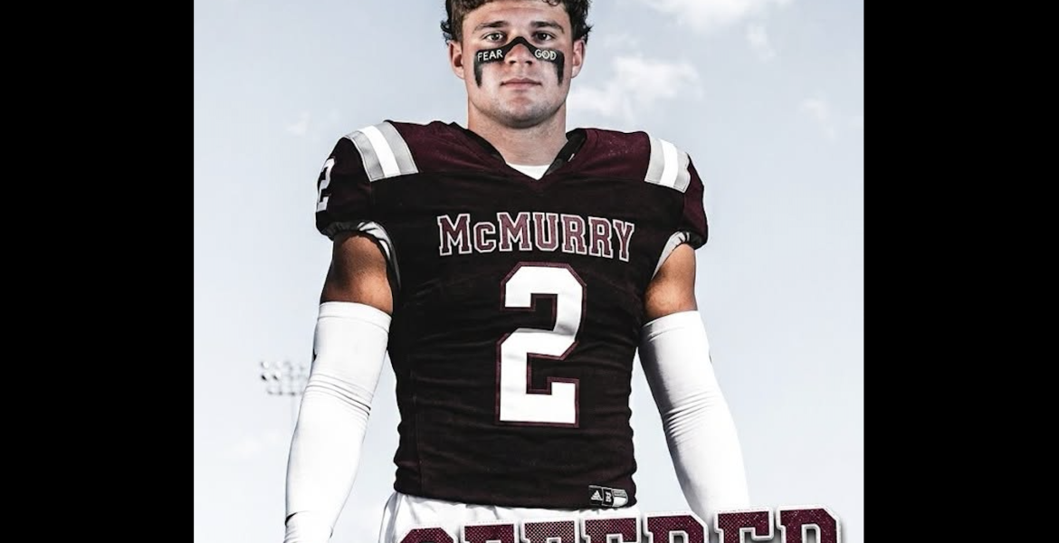 Mason High School football standout Luke Tharp announced his second college offer Wednesday from McMurry University.