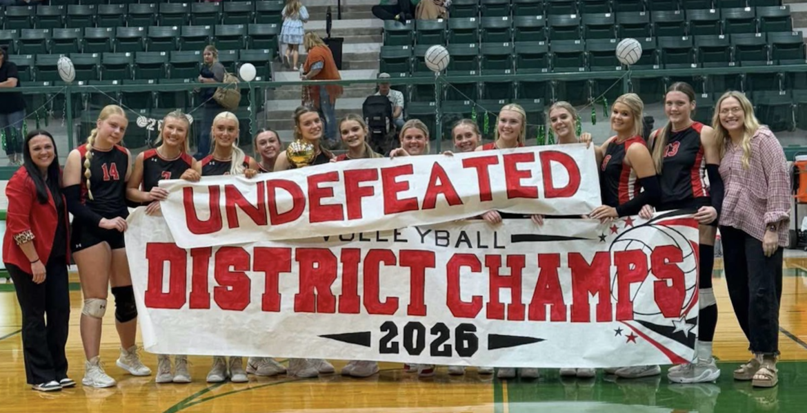 Christoval Lady Cougars Volleyball Team are Undefeated District Champions