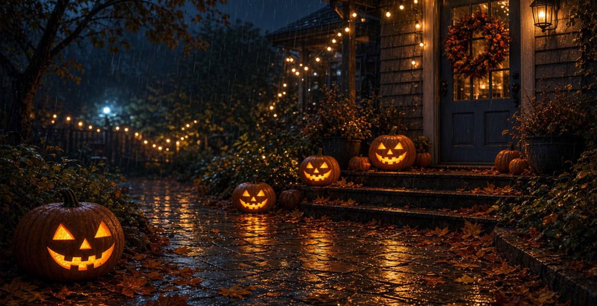 Rainy Halloween