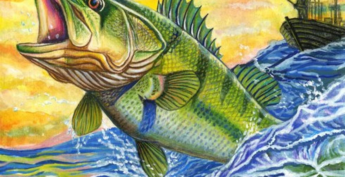 A 2026 Fish Art Contest winner is shown in this photo.