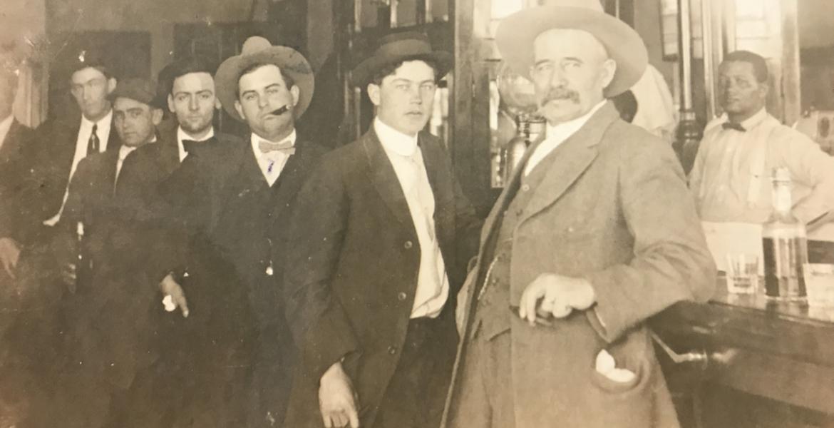 Thomas McCloskey, owner of the Arc Light Saloon circa 1890s.